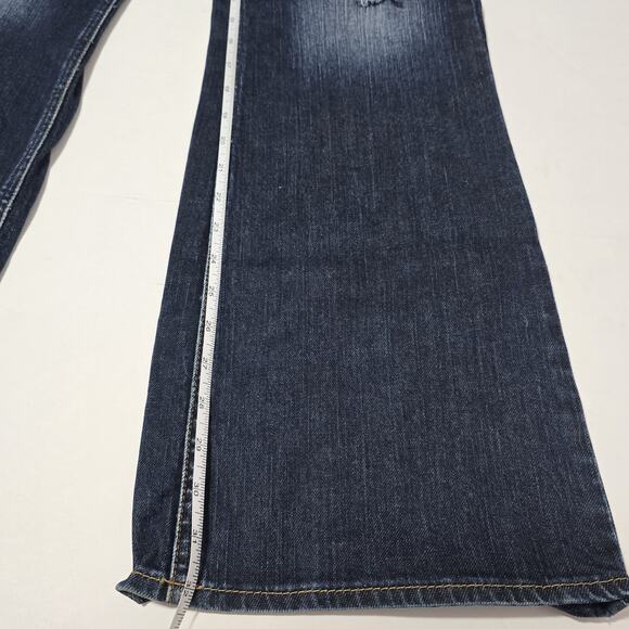 Silver Jeans Womens 30 Boot Cut Low Rise Dark Wash Denim Stretch Lola 30 x 33 - Picture 11 of 11